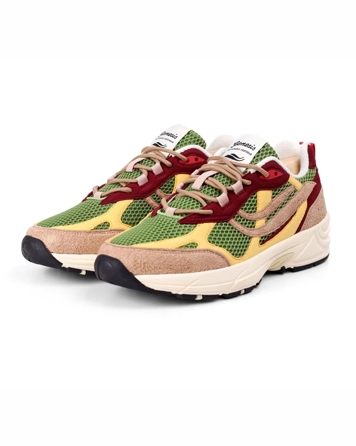 Sneaker G-Eco`99 Multi Color Beige/Yellow/Wine/...