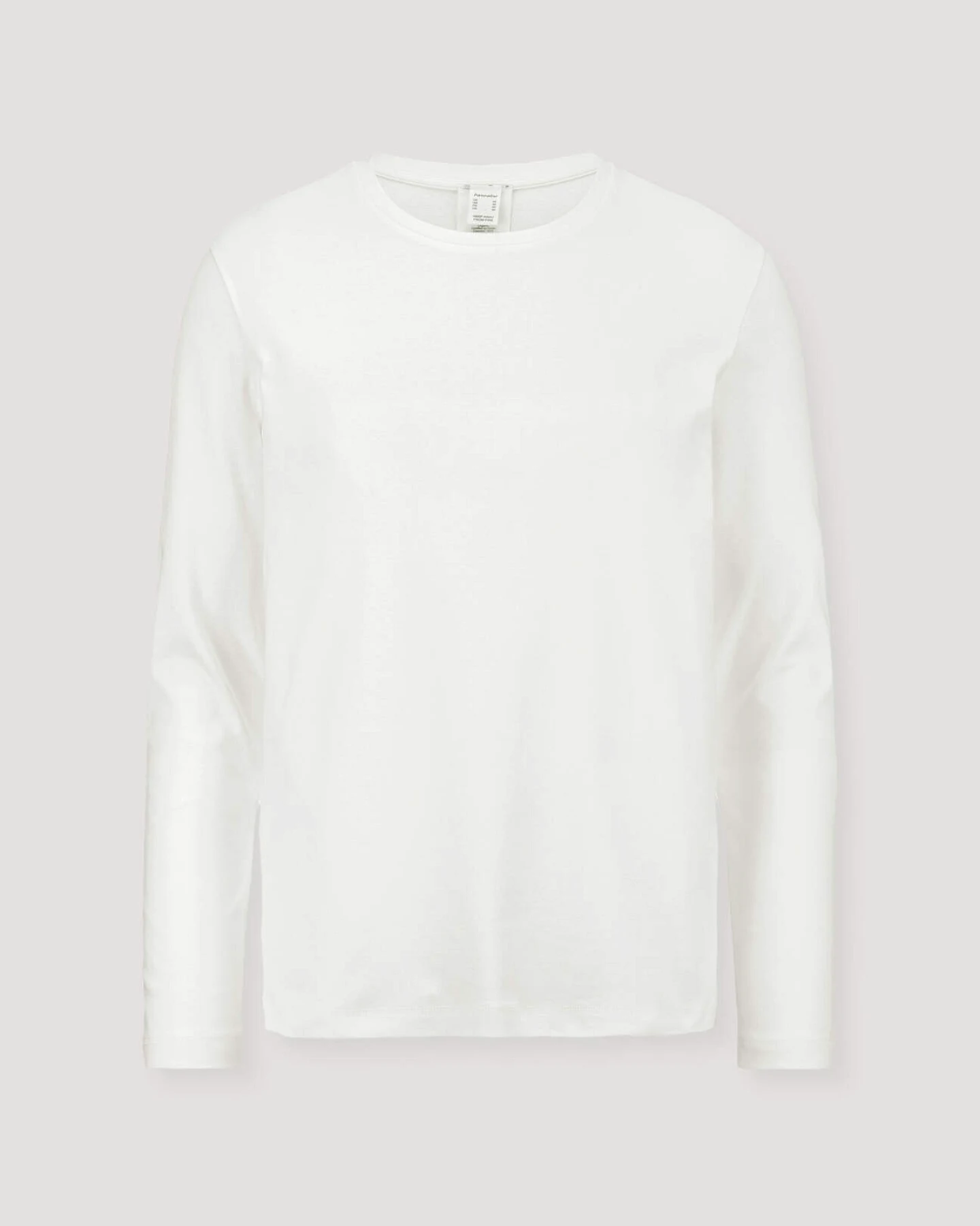 hessnatur Herren Longsleeve PURE NATURE aus Bio-Baumwolle - weiß - Größe 52 – Ansicht 3