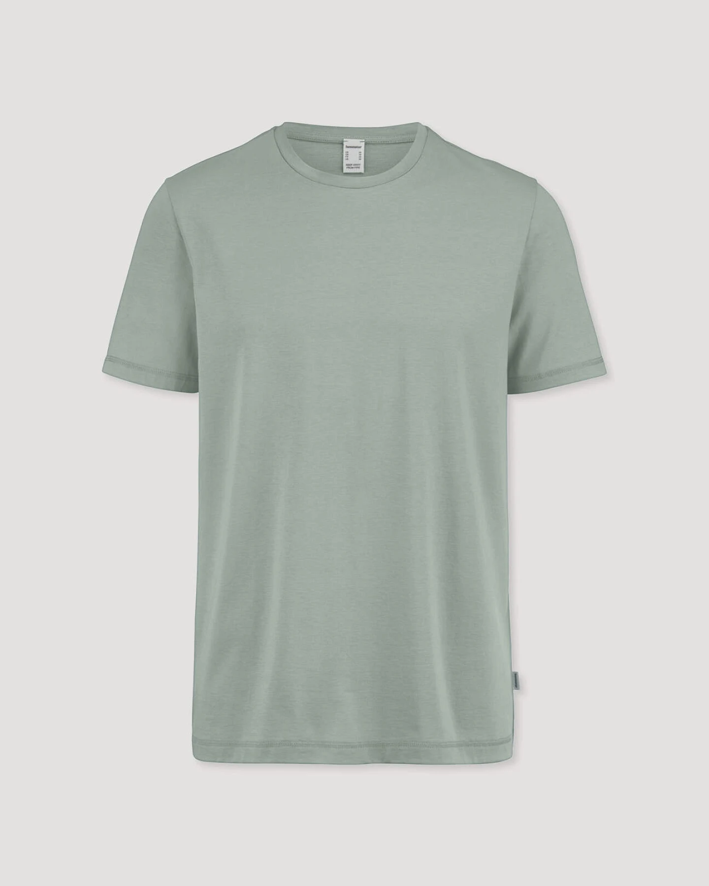 hessnatur Herren T-Shirt PURE COTTON aus Bio-Baumwolle - grün - Größe 46 – Ansicht 3
