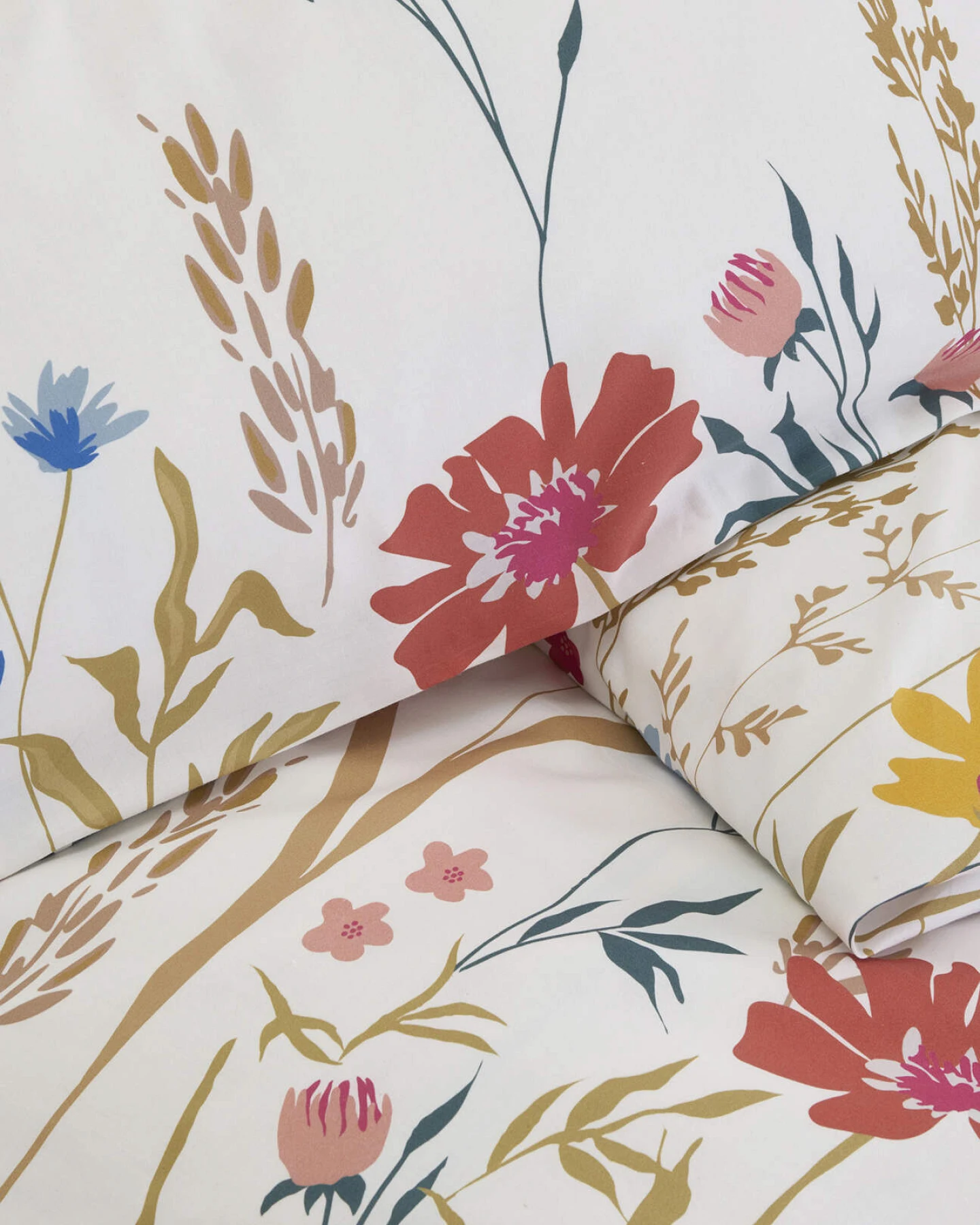 hessnatur Renforcé Bettwäsche Set MEDY aus Bio-Baumwolle - grün - Größe 135x200 / 40x80 cm – Ansicht 4