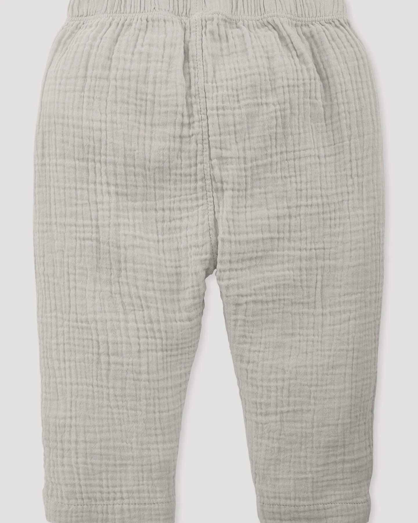 hessnatur Baby Musselin Hose aus Bio-Baumwolle - beige - Größe 98/104 – Ansicht 2