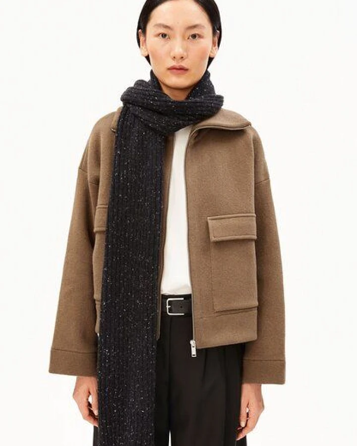 ARMEDANGELS TWEED Unisex Schal aus recyceltem Woll-Mix