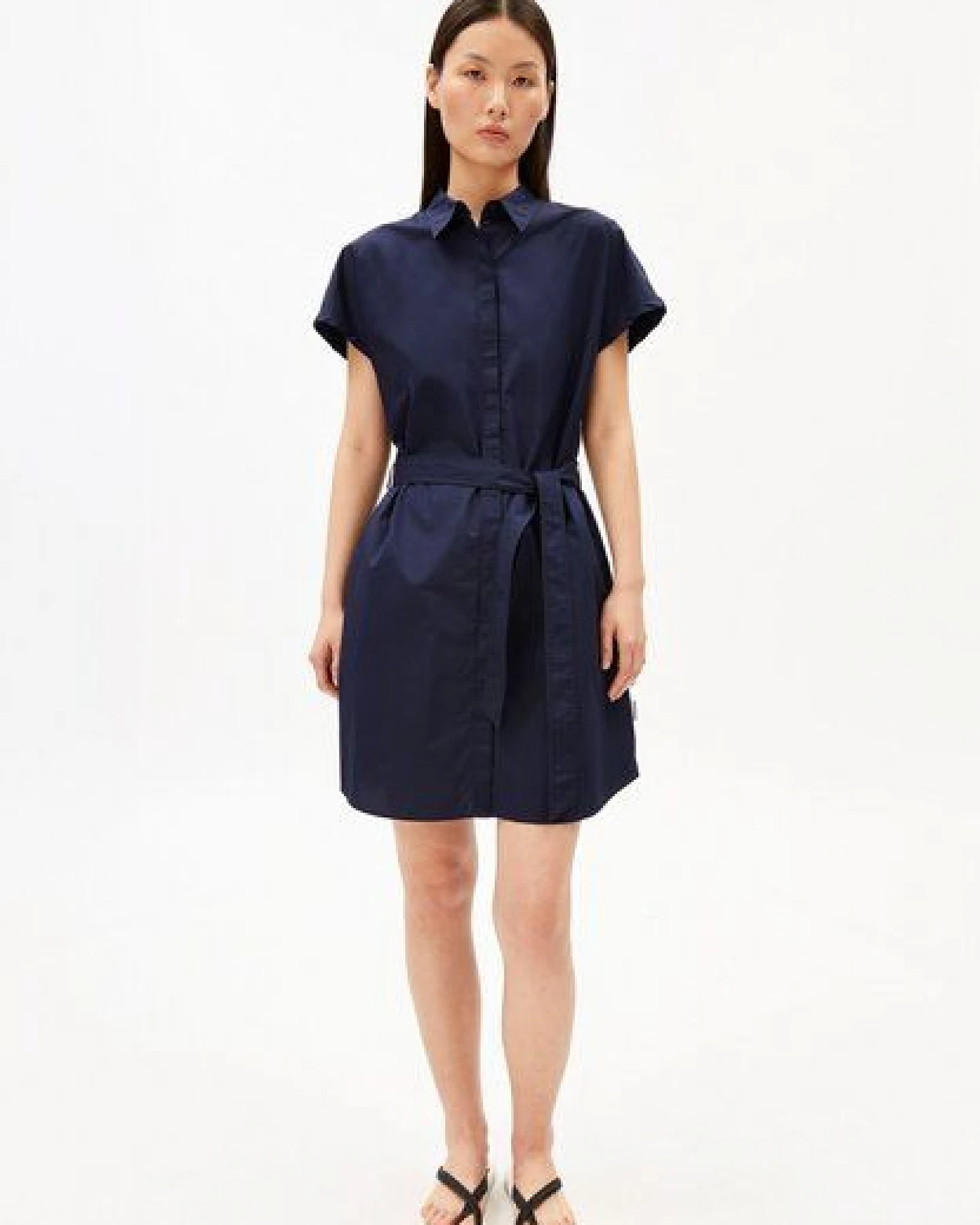 ARMEDANGELS LARISAANA MINI Damen Kleid aus 100% Bio-Baumwolle – Ansicht 4