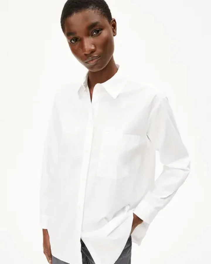 ARMEDANGELS MAALGAA Damen Bluse aus Bio-Baumwolle