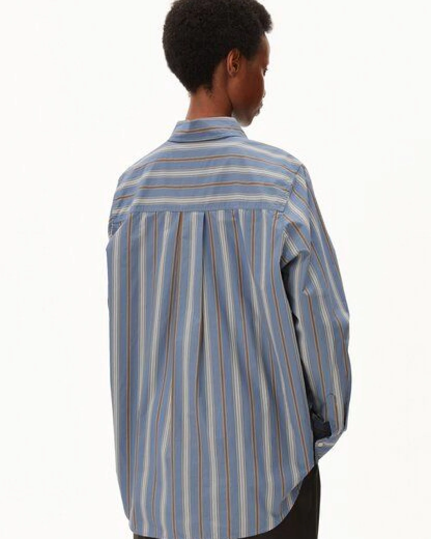 ARMEDANGELS STRIPE Damen Bluse aus 100% Bio-Baumwolle – Ansicht 2