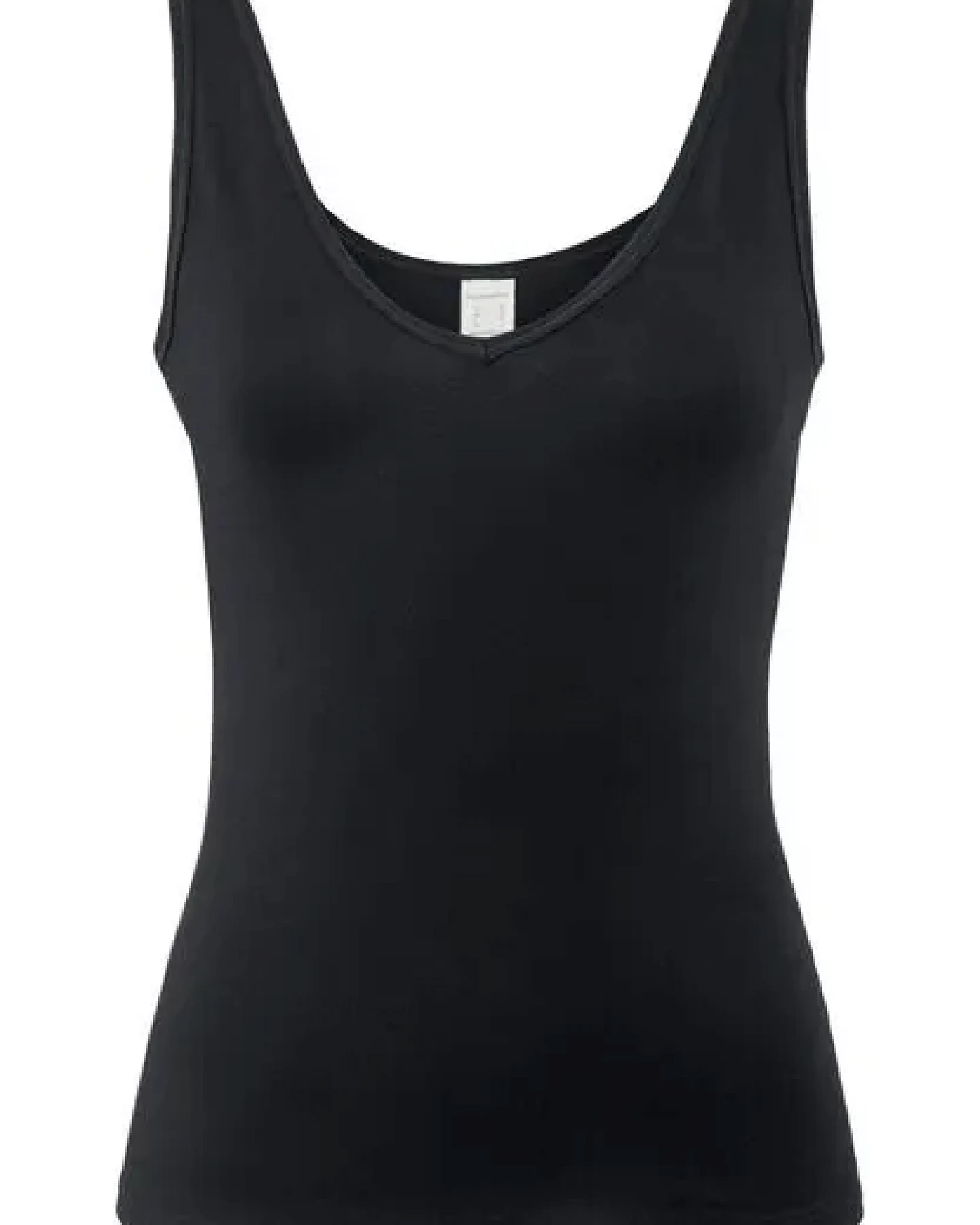 hessnatur Tanktop V-Neck aus Bio-Baumwolle und Tencel Modal – Ansicht 2