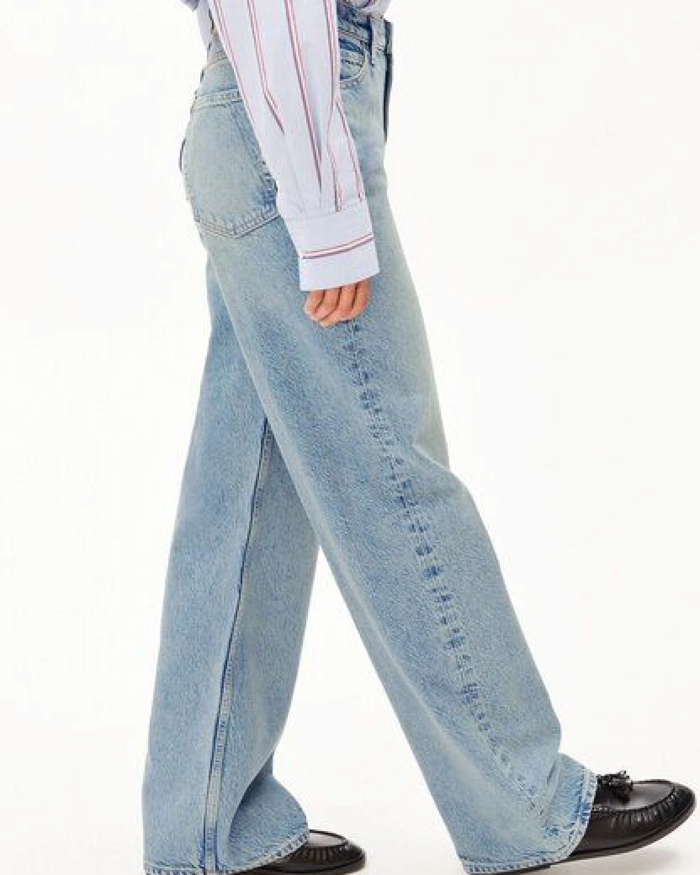 ARMEDANGELS ENIJAA Damen Wide Leg Jeans aus recyceltem Baumwoll-Mix – Ansicht 4