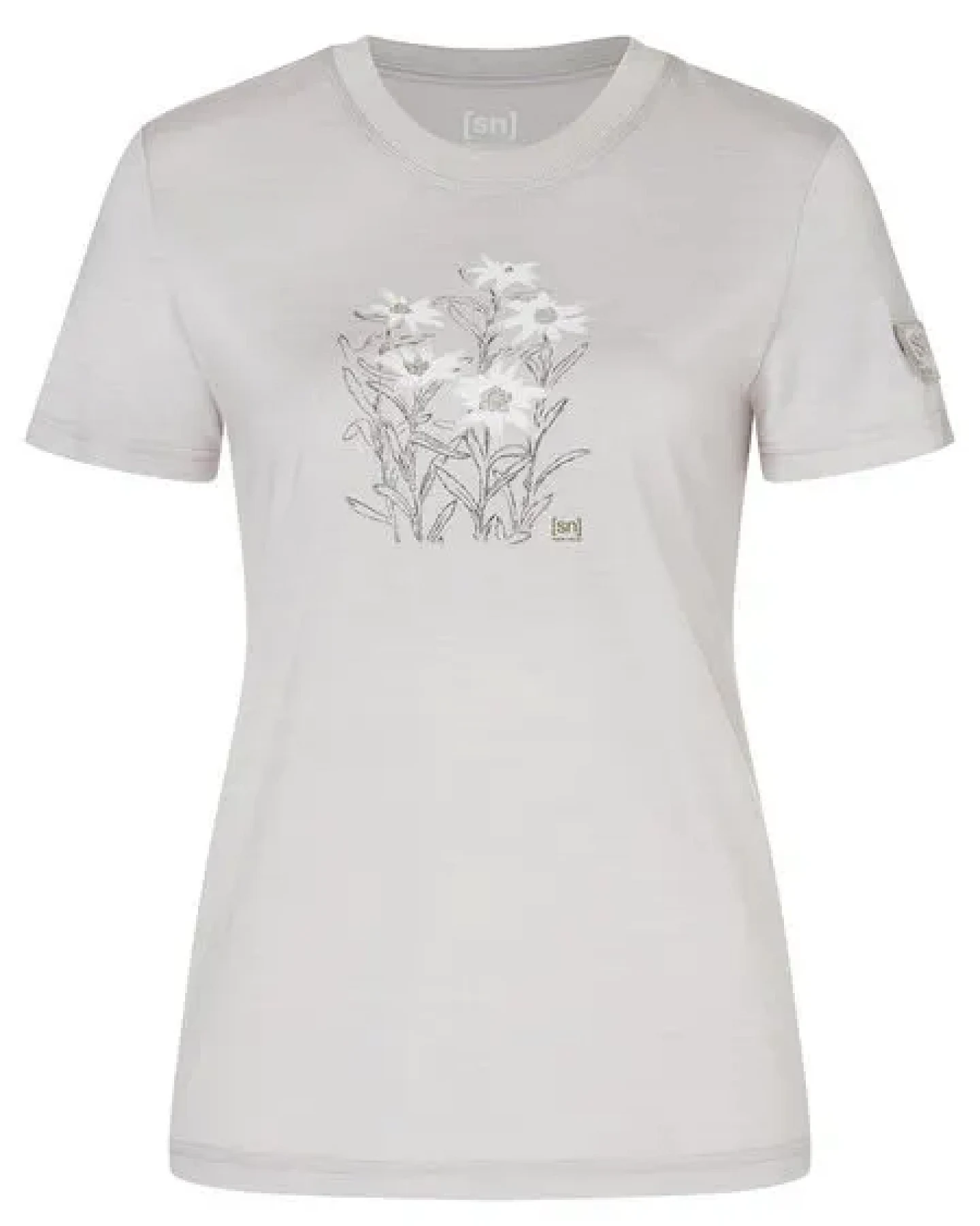 super.natural Merino T-Shirt W EDELWEISS BIO J TEE für Damen ,nachhaltig, Merino – Ansicht 4