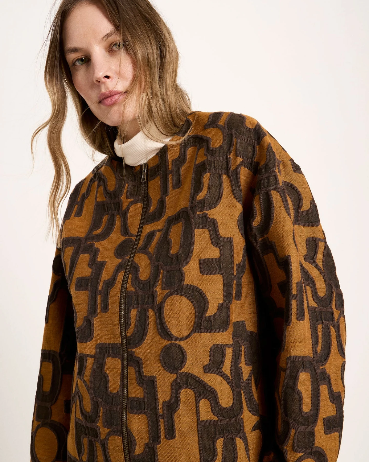Jacquard Blouson – Ansicht 3