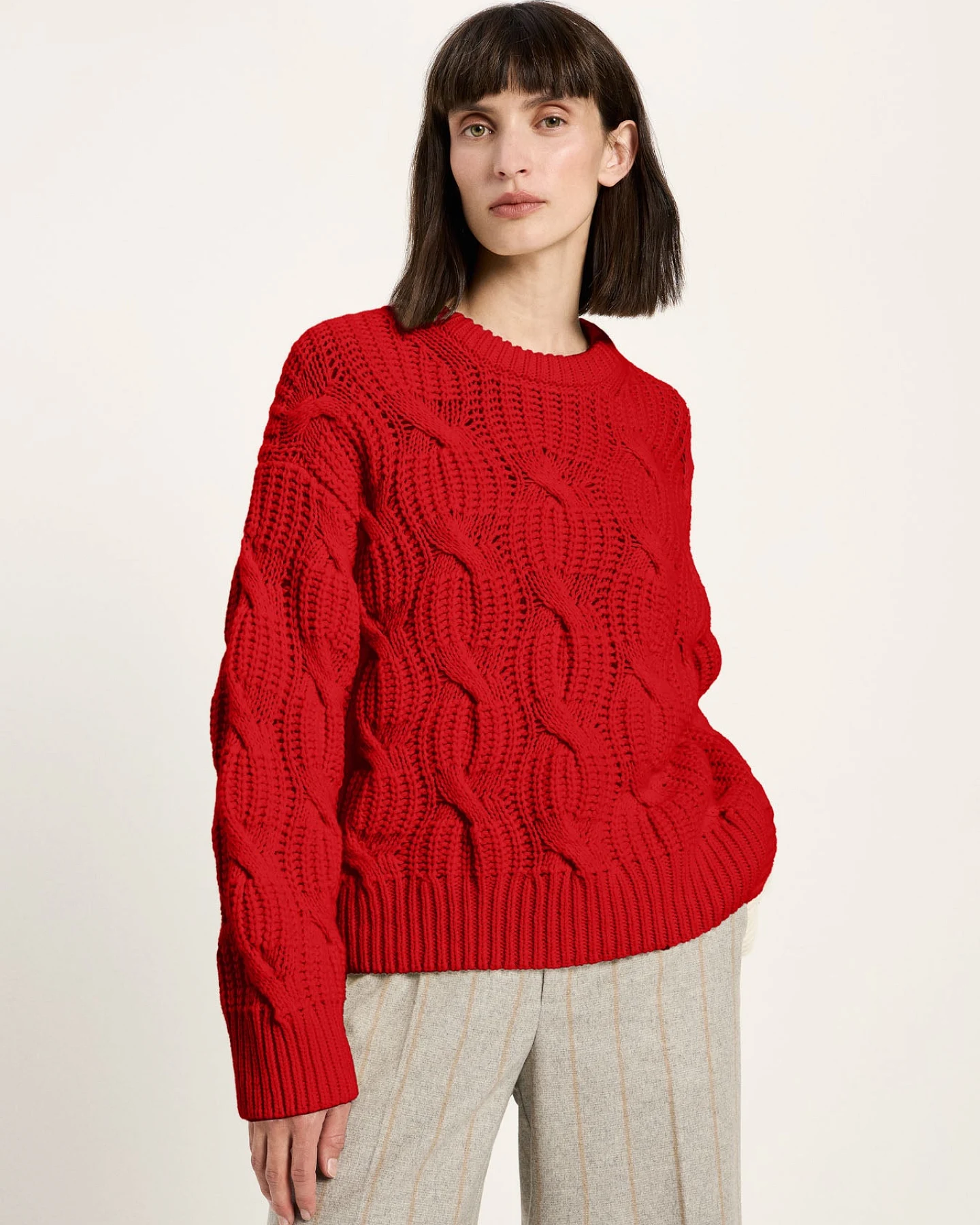 Strukturpullover Oversize (GOTS) – Ansicht 3