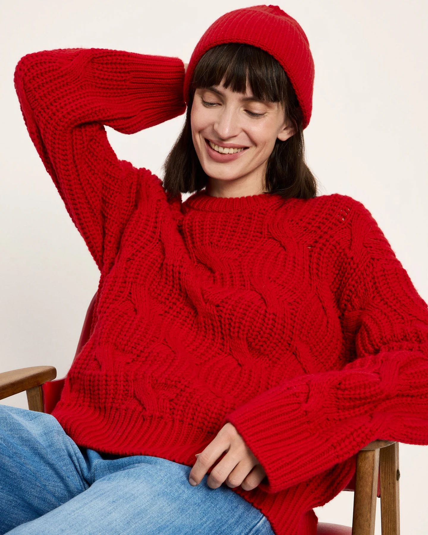 Strukturpullover Oversize (GOTS) – Ansicht 4