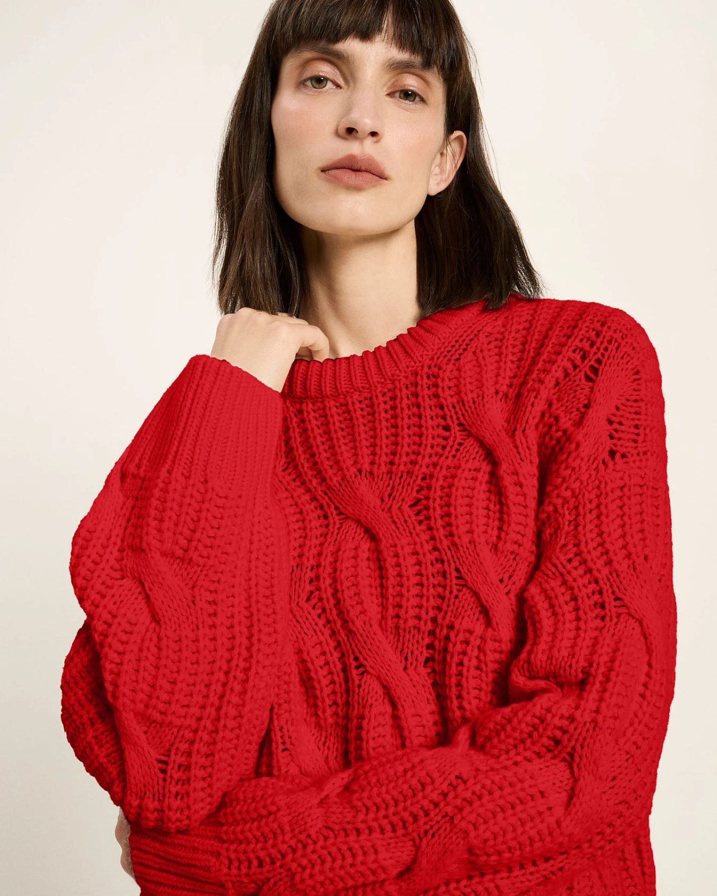 Strukturpullover Oversize (GOTS) – Ansicht 2