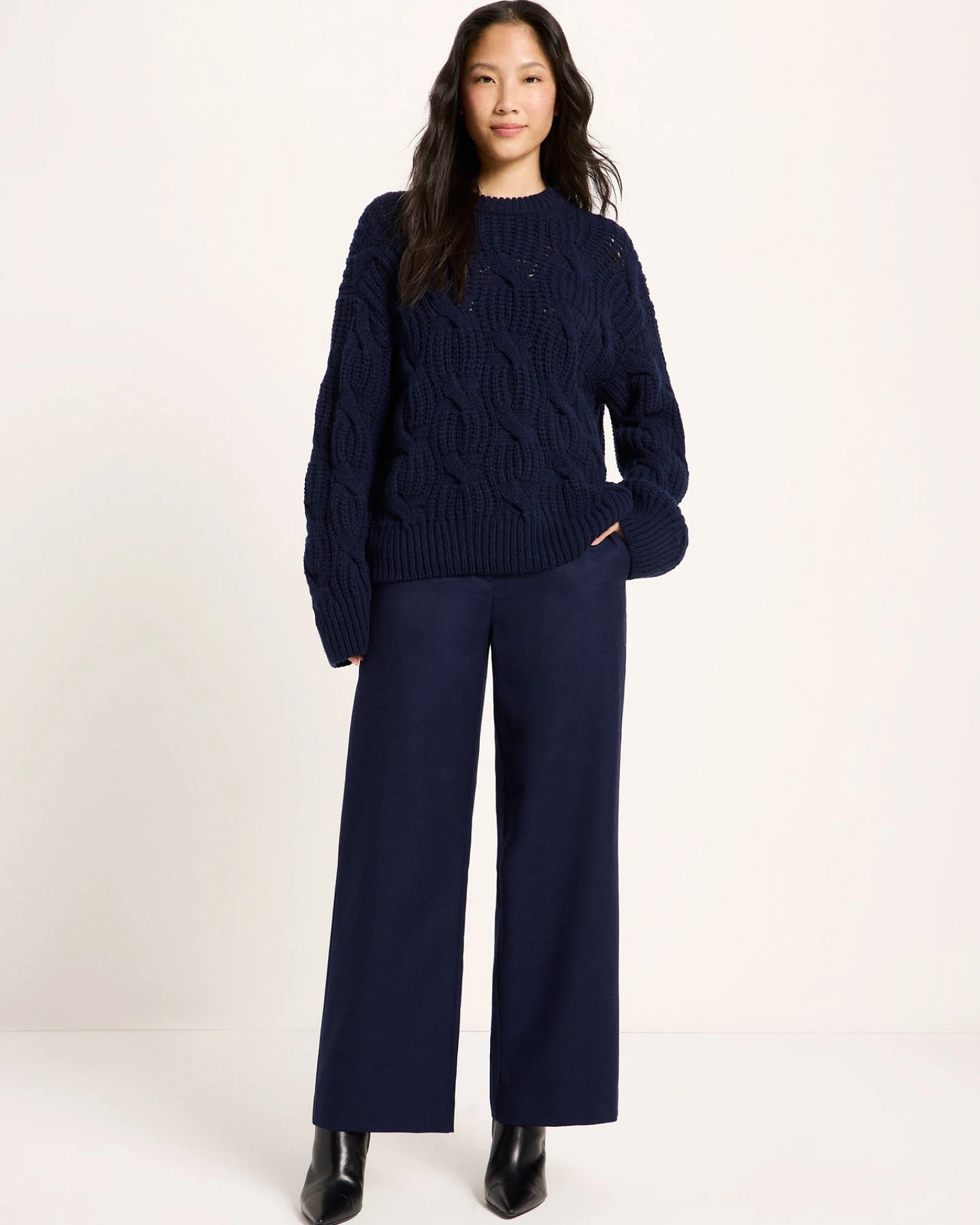 Strukturpullover Oversize (GOTS) – Ansicht 2