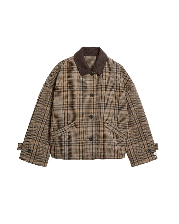 Produktseite: ARMEDANGELS Overshirt CHECK BARN