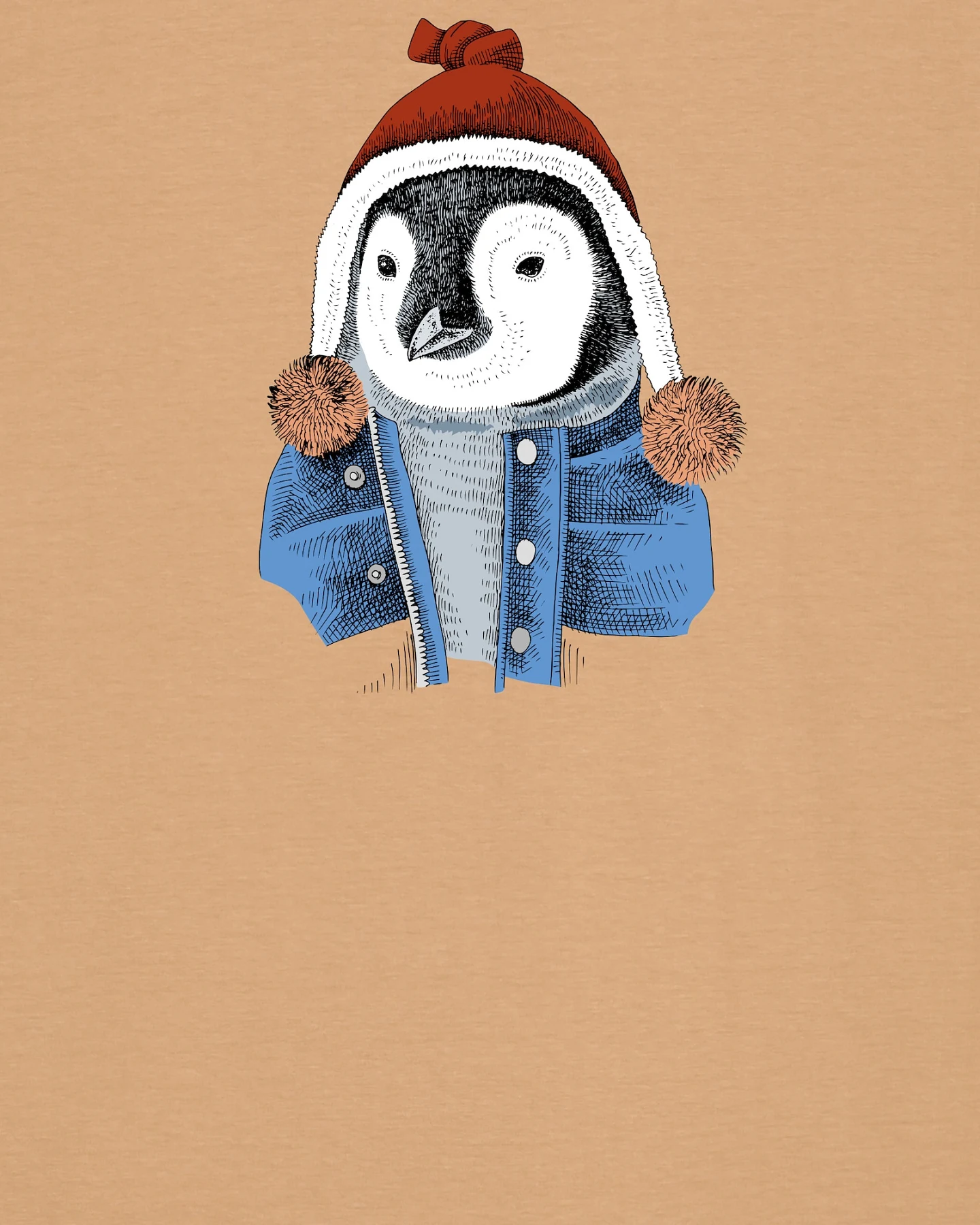 Watapparel T-Shirt Pinguin – Ansicht 3
