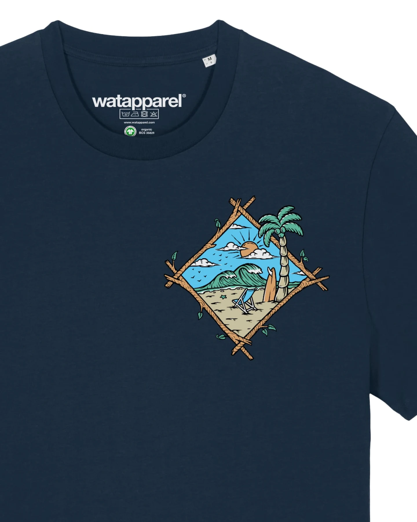 Watapparel T-Shirt Beach is calling – Ansicht 3