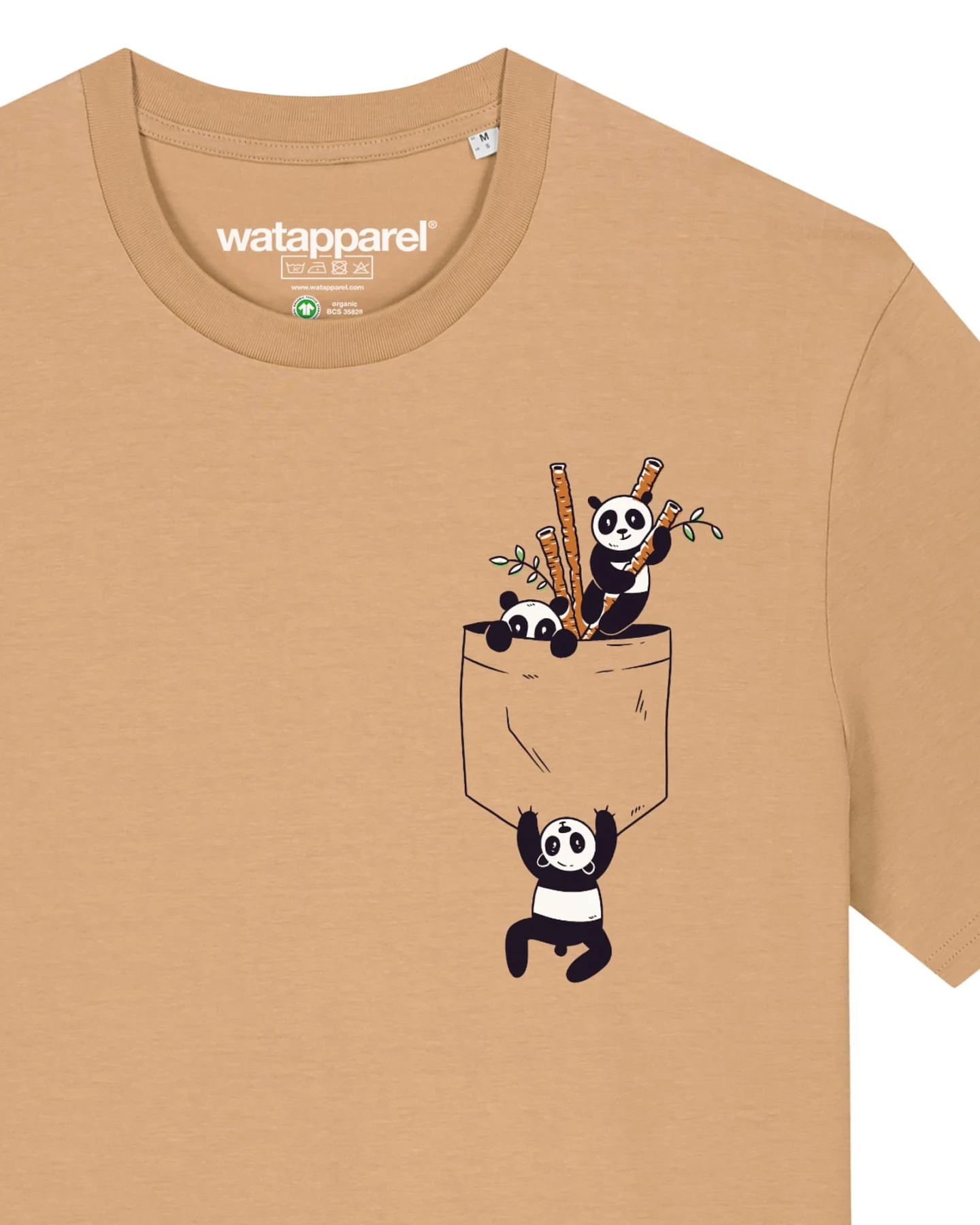 Watapparel T-Shirt Pocket Pandas – Ansicht 3