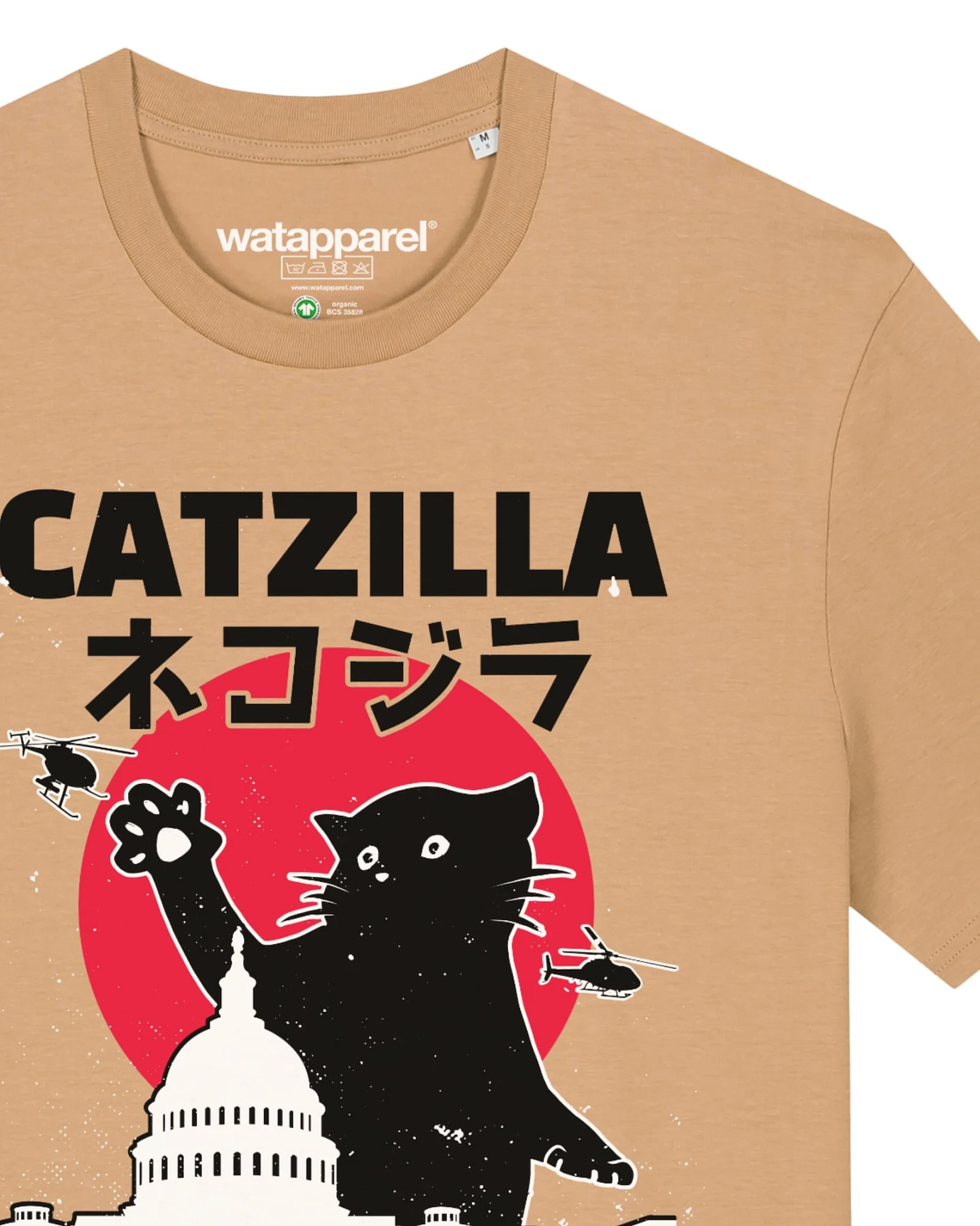 Watapparel T-Shirt Catzilla – Ansicht 3