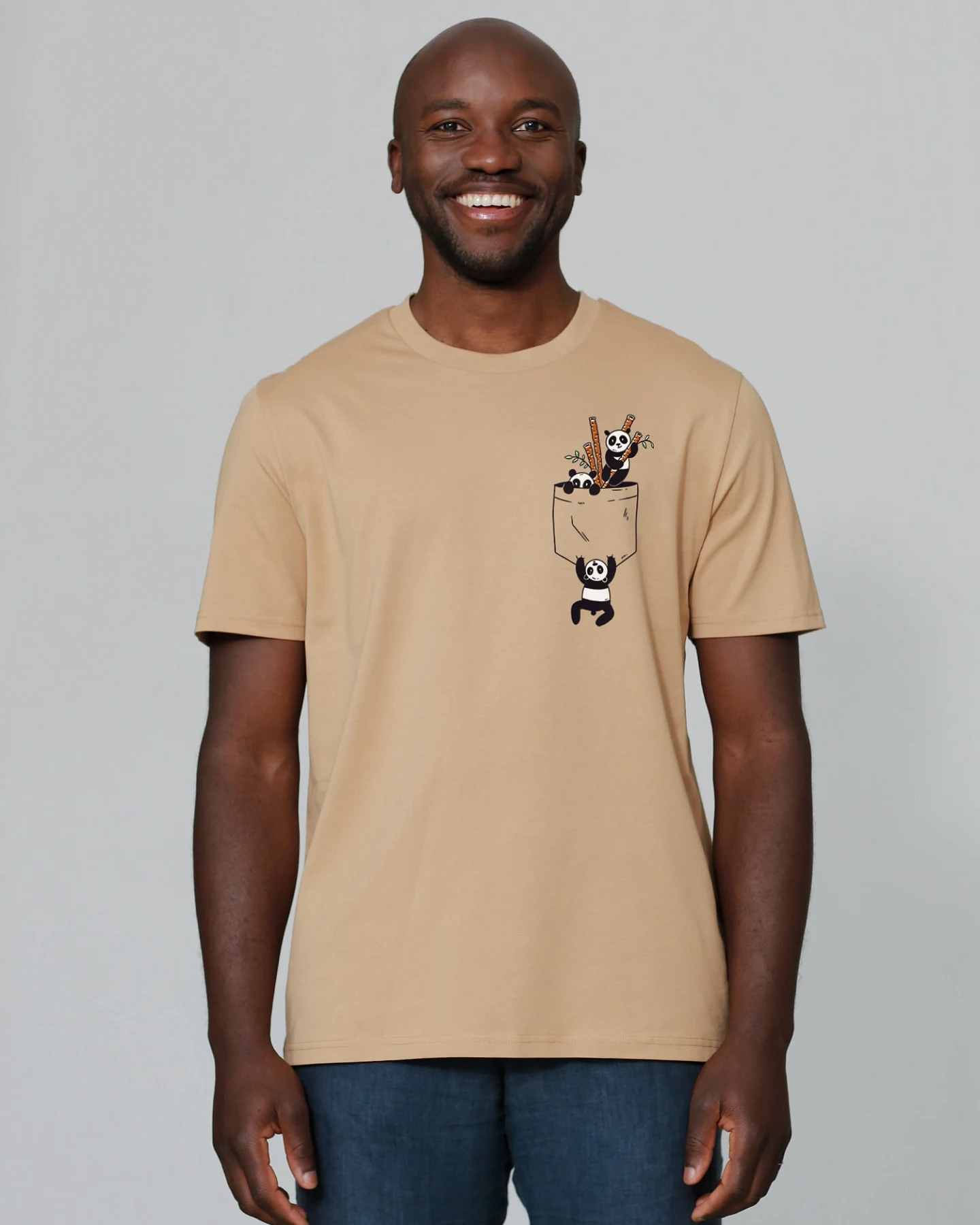 Watapparel T-Shirt Pocket Pandas – Ansicht 2