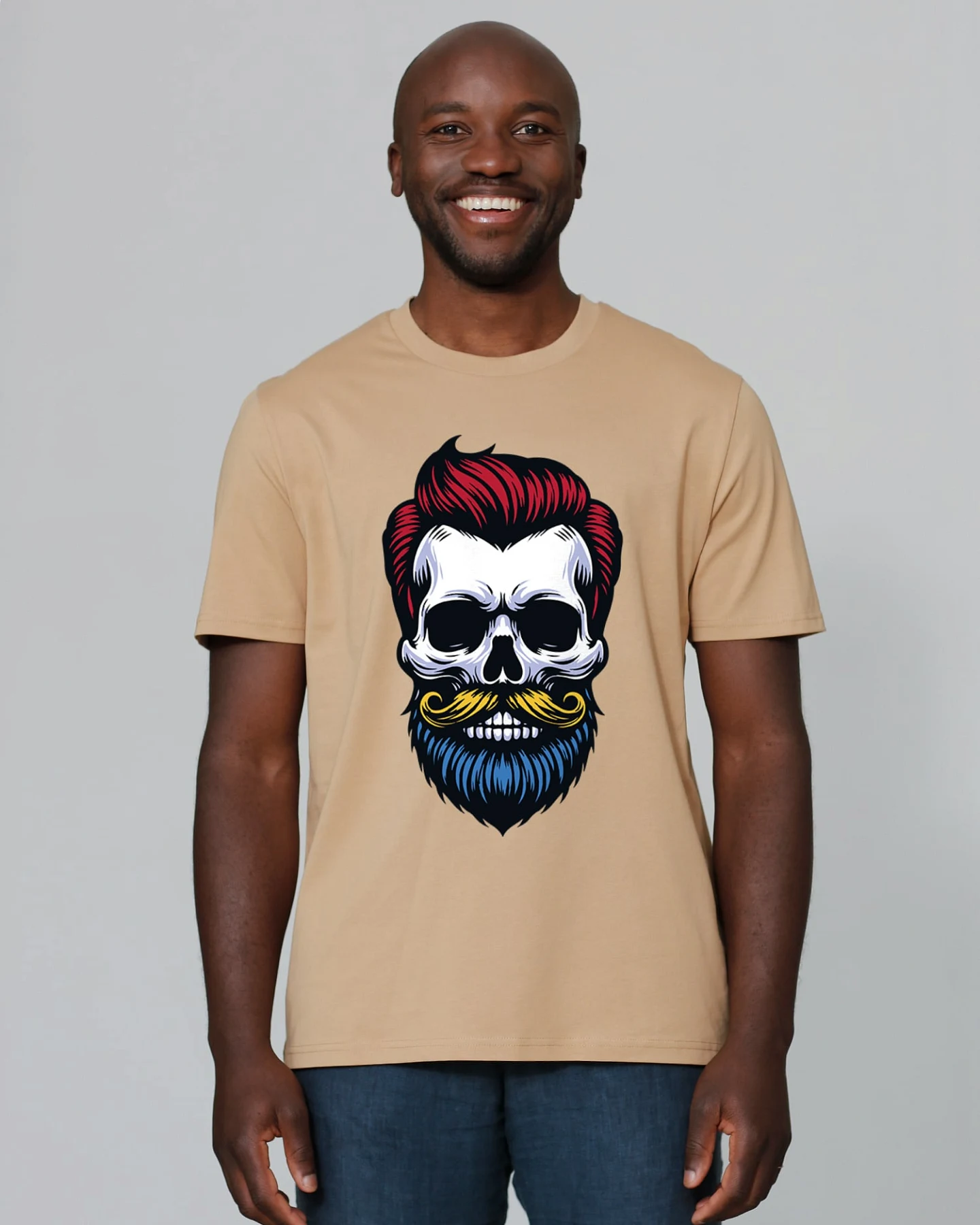 Watapparel Shirt Hipster Skull – Ansicht 3