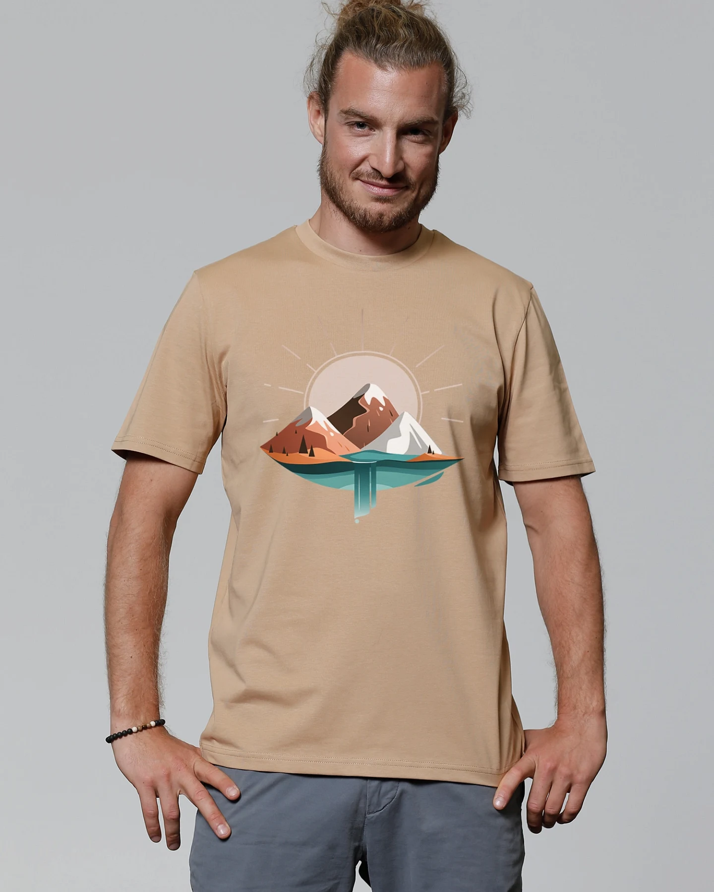 Watapparel Shirt Sunrise & Lake – Ansicht 2