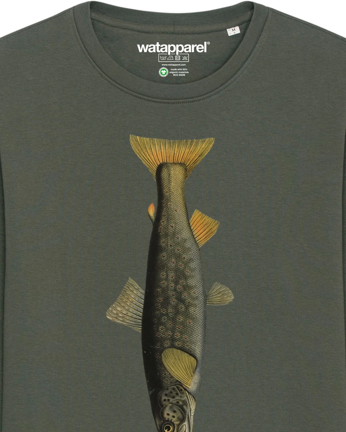 Watapparel Sweatshirt Forelle – Ansicht 3