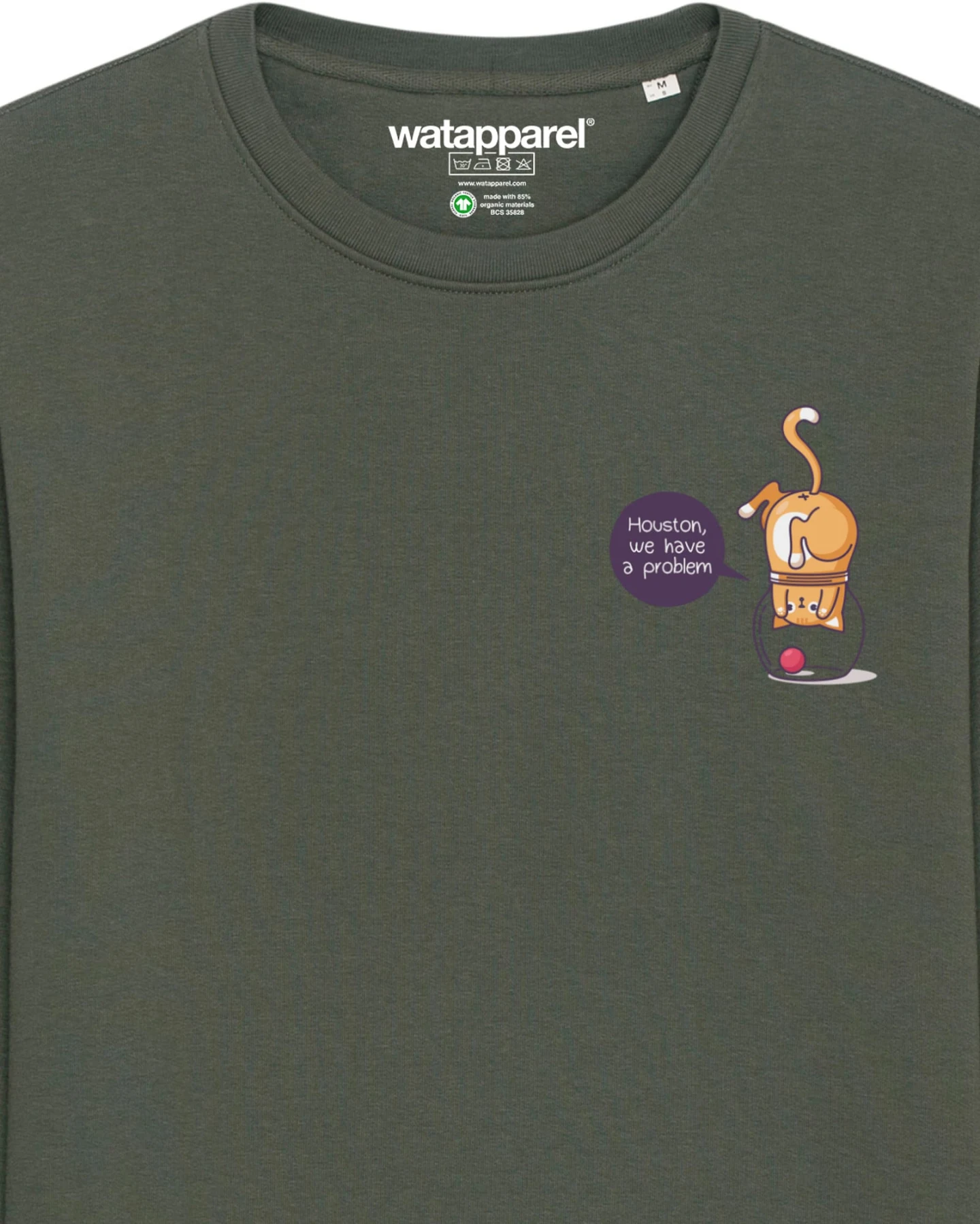 Watapparel Sweatshirt Funny Cat – Ansicht 3