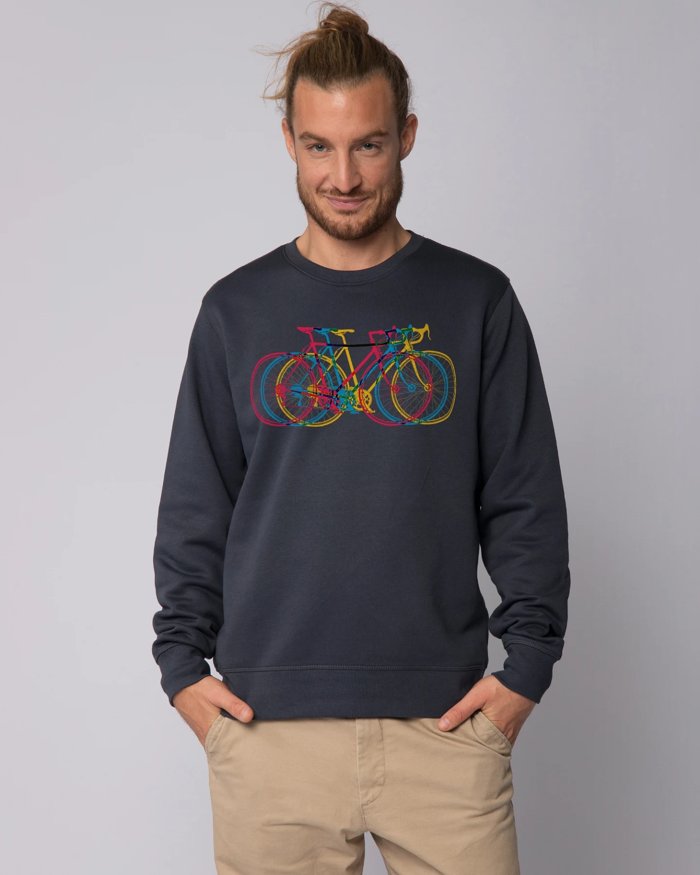 Watapparel Sweatshirt Fahrräder – Ansicht 2