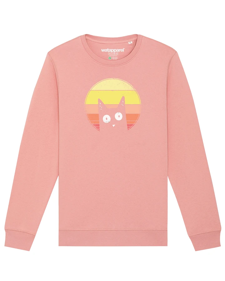 Watapparel Sweatshirt Sunset Cat