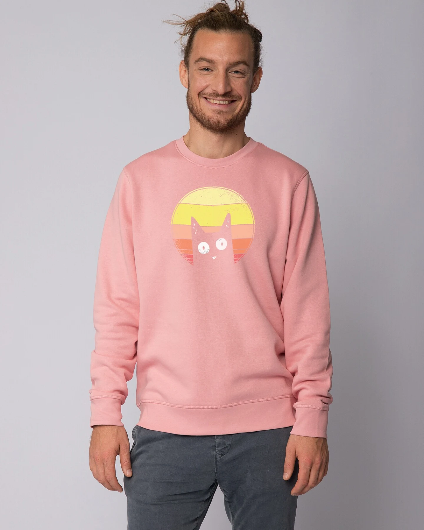 Watapparel Sweatshirt Sunset Cat – Ansicht 2