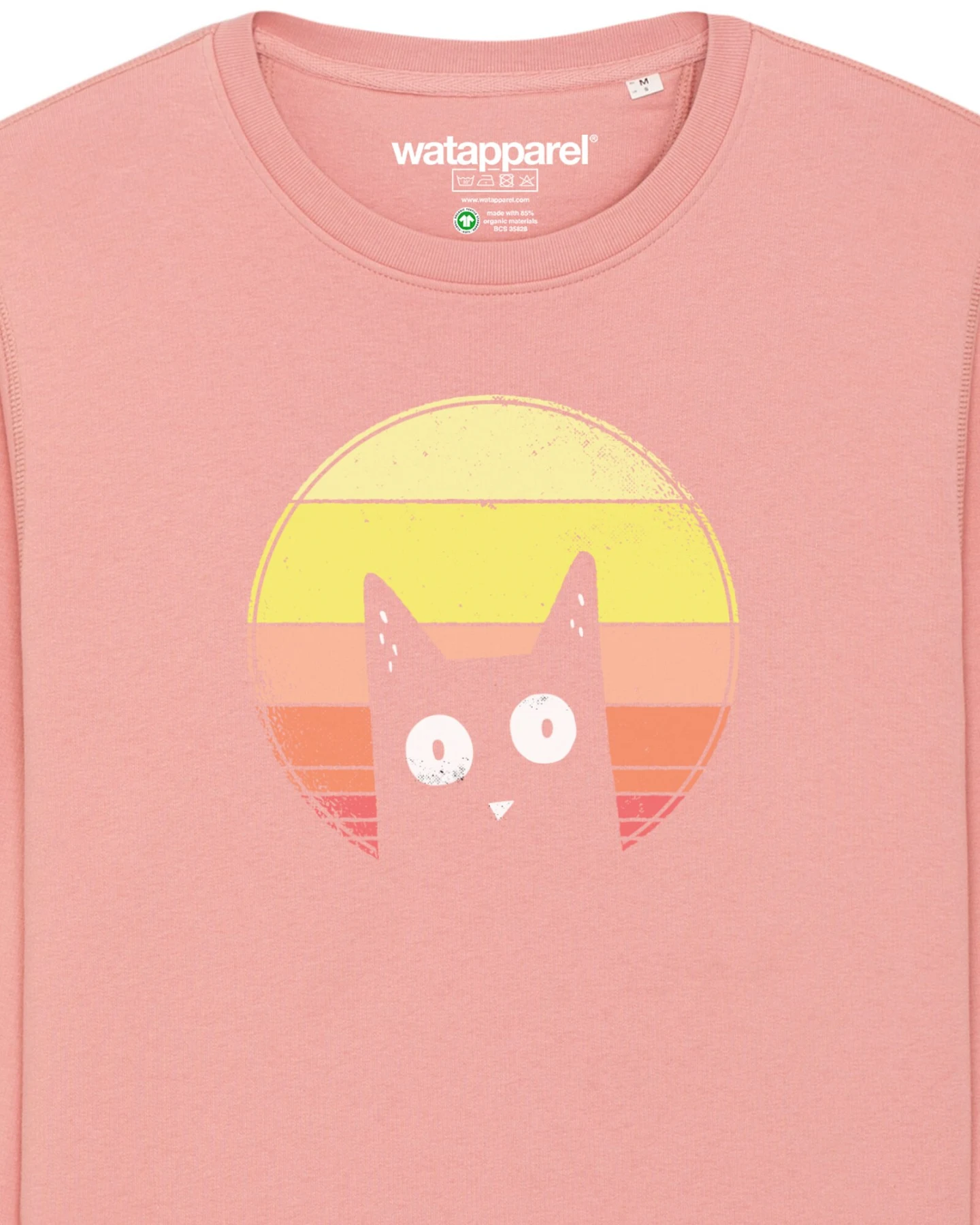 Watapparel Sweatshirt Sunset Cat – Ansicht 3