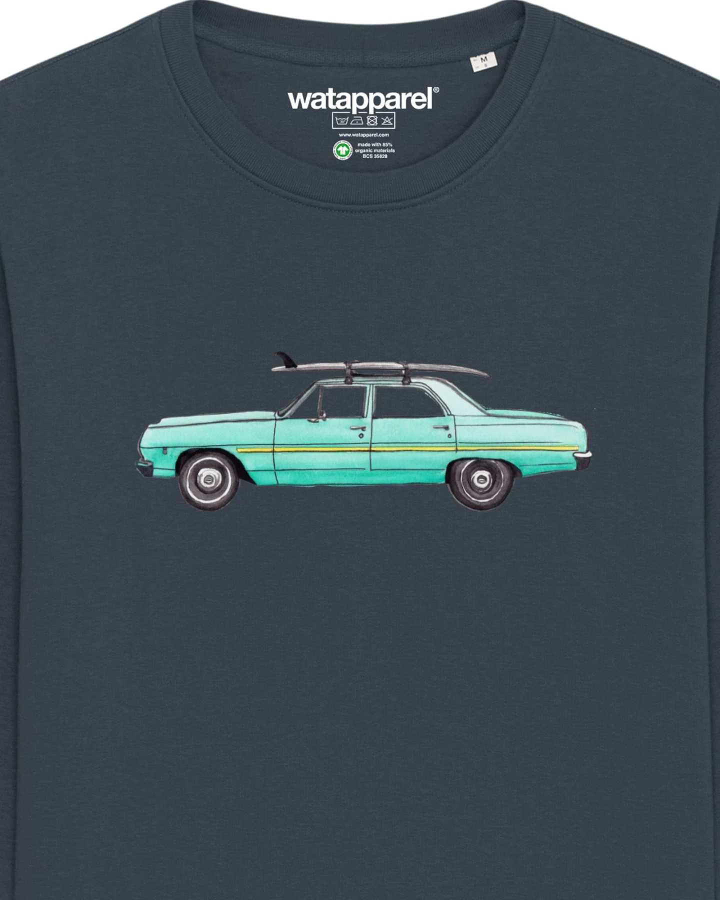 Watapparel Sweatshirt Surf Car – Ansicht 3