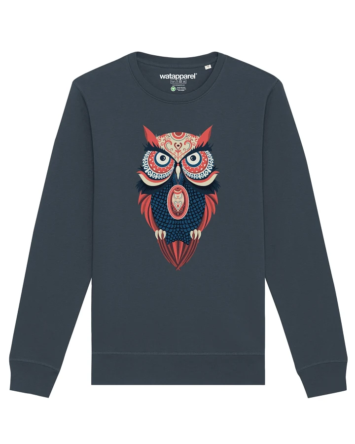 Watapparel Sweatshirt Colorful Owl