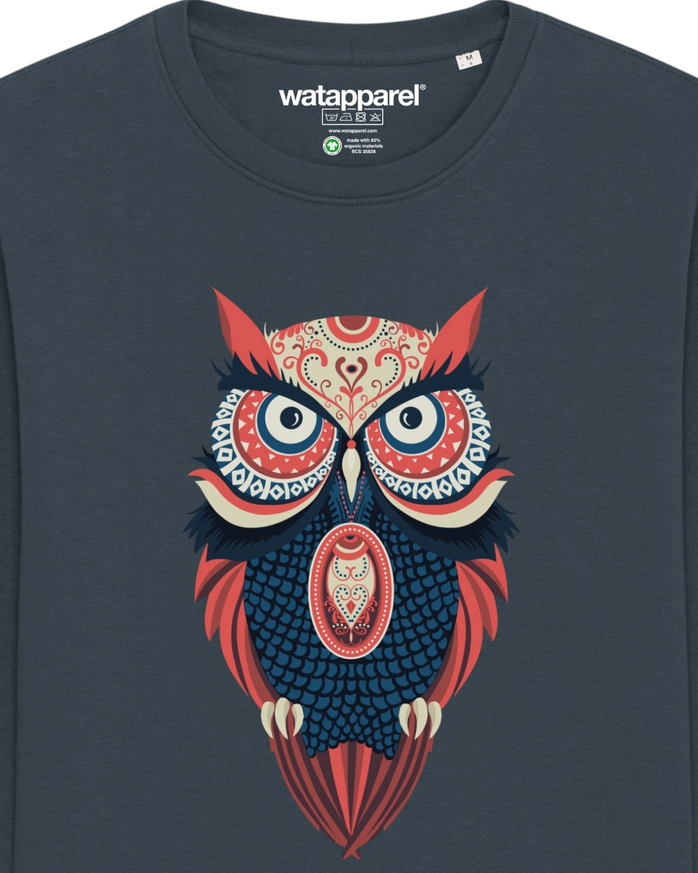 Watapparel Sweatshirt Colorful Owl – Ansicht 3