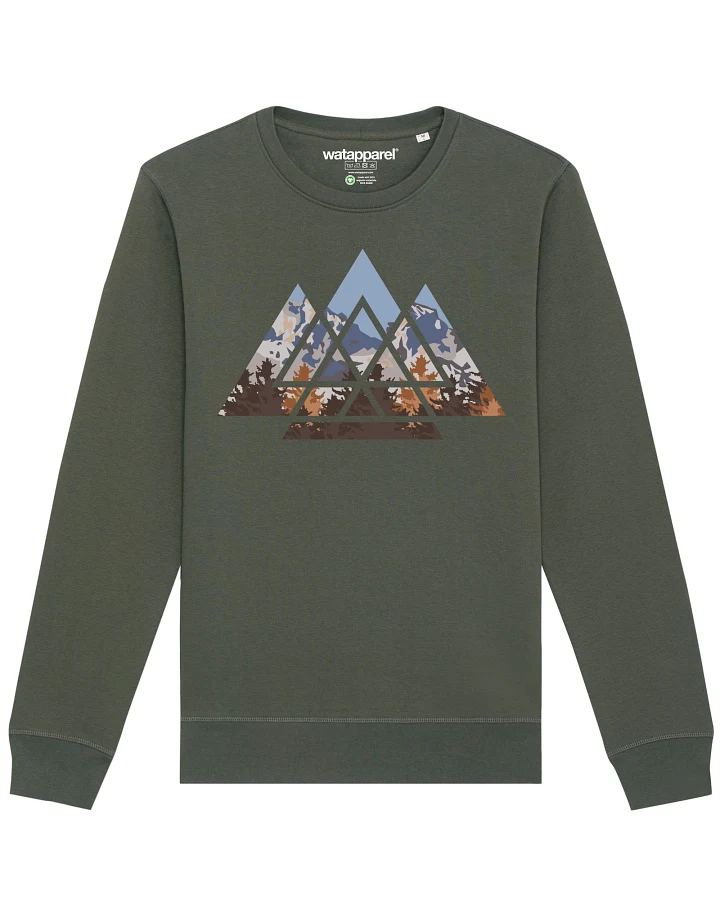 Watapparel Sweatshirt Geometric Landscape