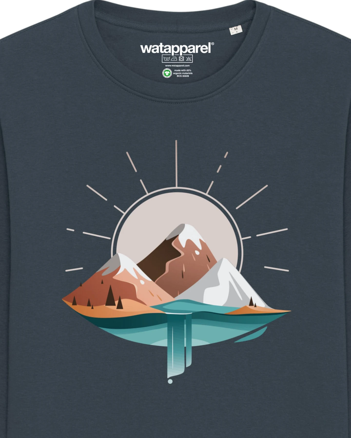 Watapparel Sweatshirt Sunrise & Lake – Ansicht 3