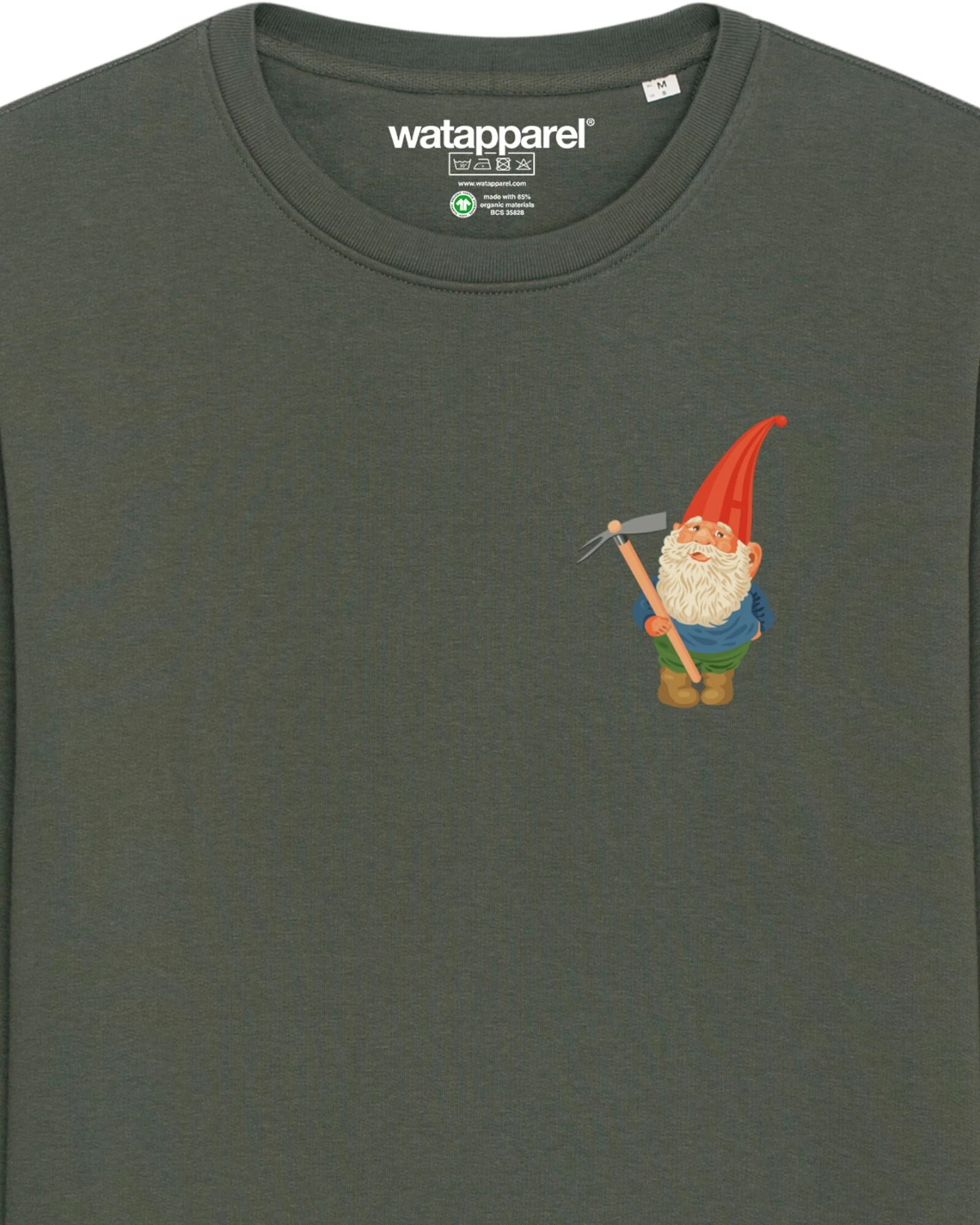 Watapparel Sweatshirt Gartenzwerg – Ansicht 3