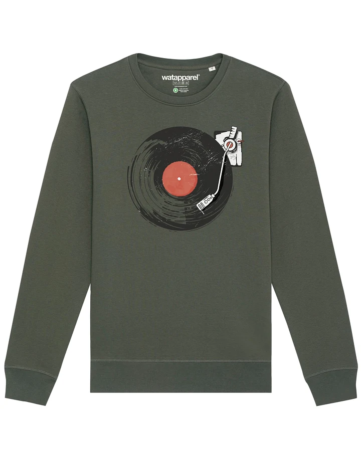 Watapparel Sweatshirt Schallplatte