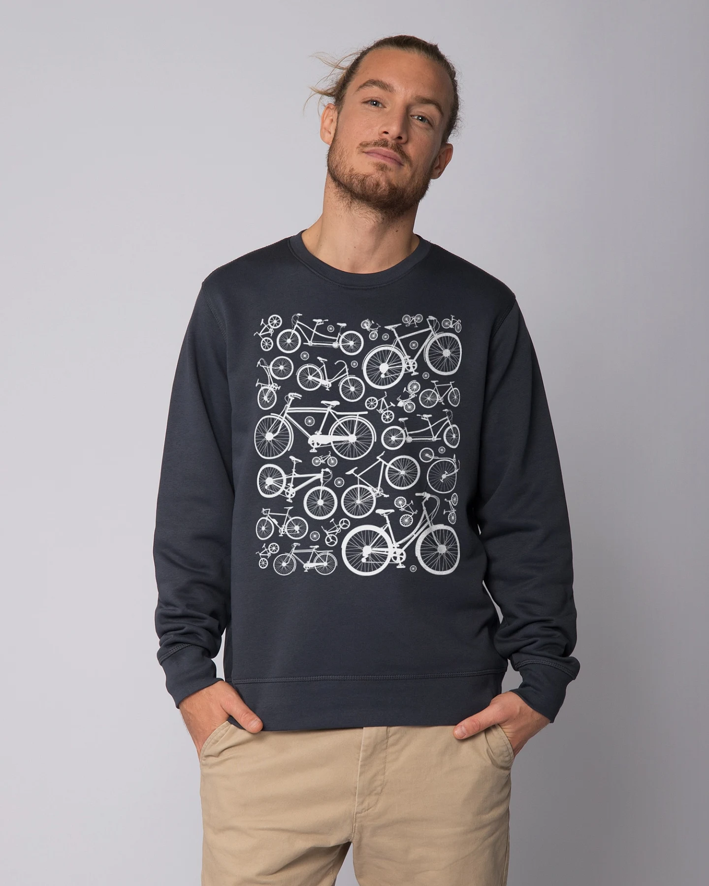 Watapparel Sweatshirt Fahrräder – Ansicht 2