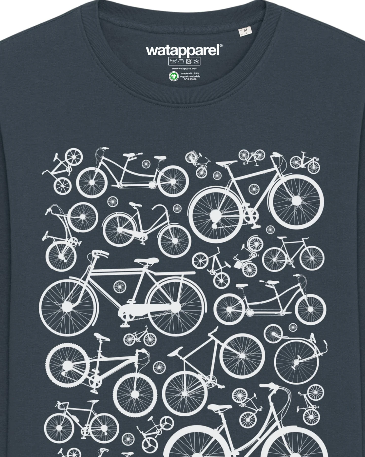 Watapparel Sweatshirt Fahrräder – Ansicht 3