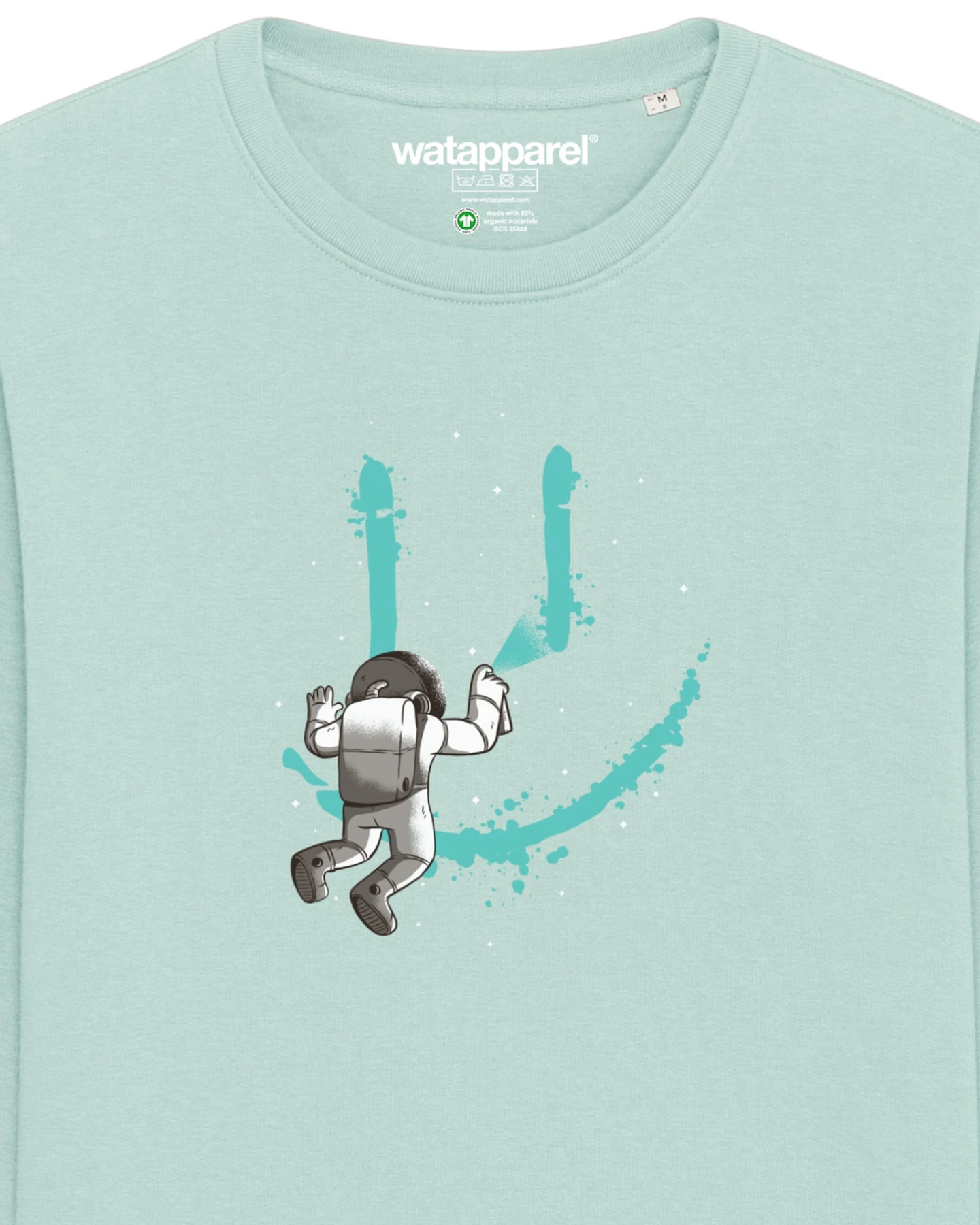 Watapparel Sweatshirt Graffiti Astronaut – Ansicht 3