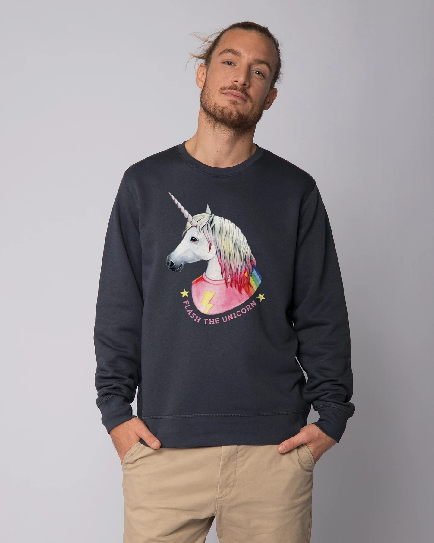 Watapparel Sweatshirt Flash, the unicorn – Ansicht 2