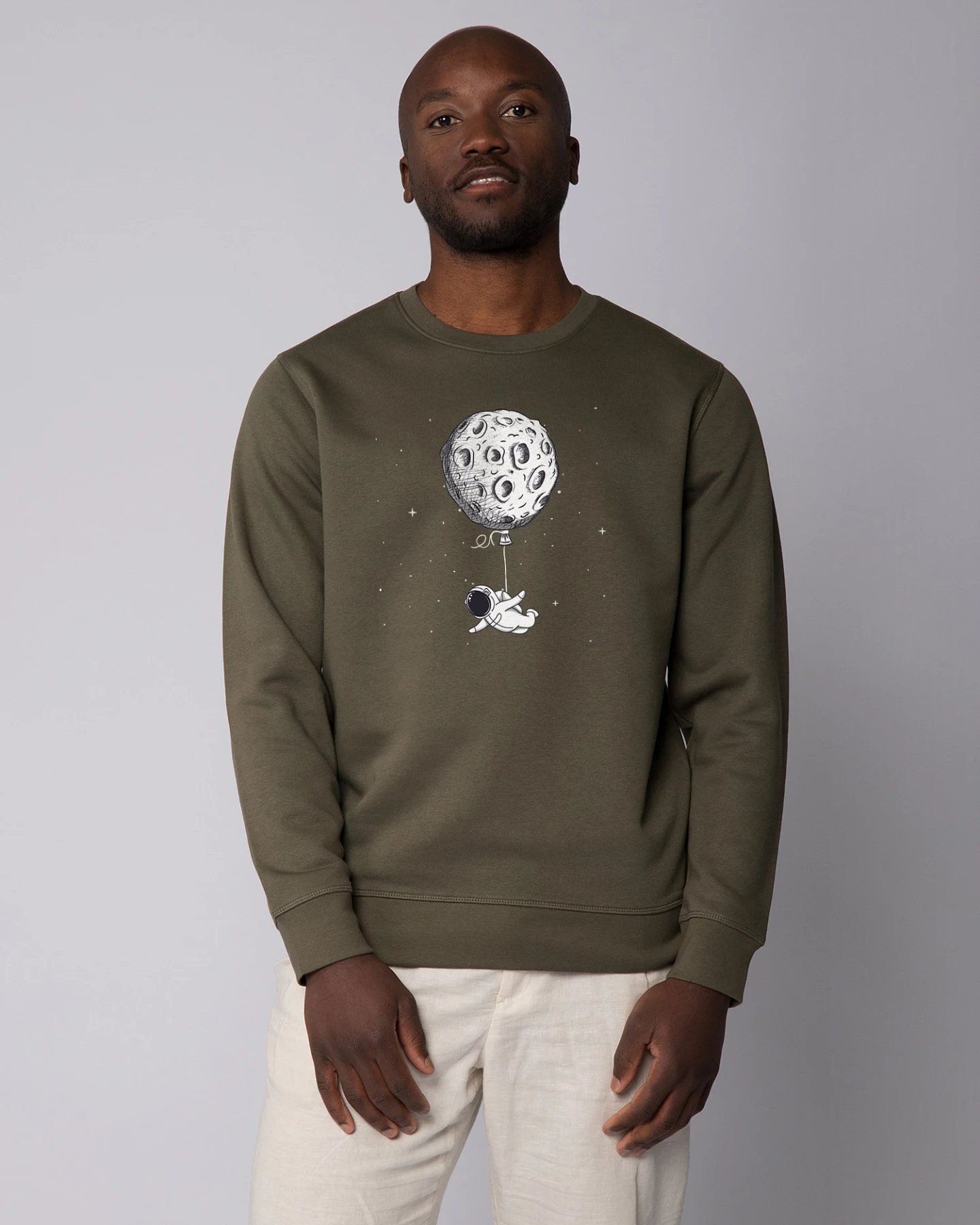 Watapparel Sweatshirt Funny Spaceman – Ansicht 2