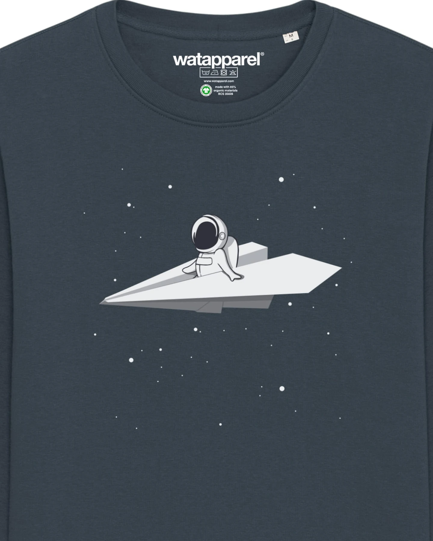 Watapparel Sweatshirt Fly me to the moon – Ansicht 3