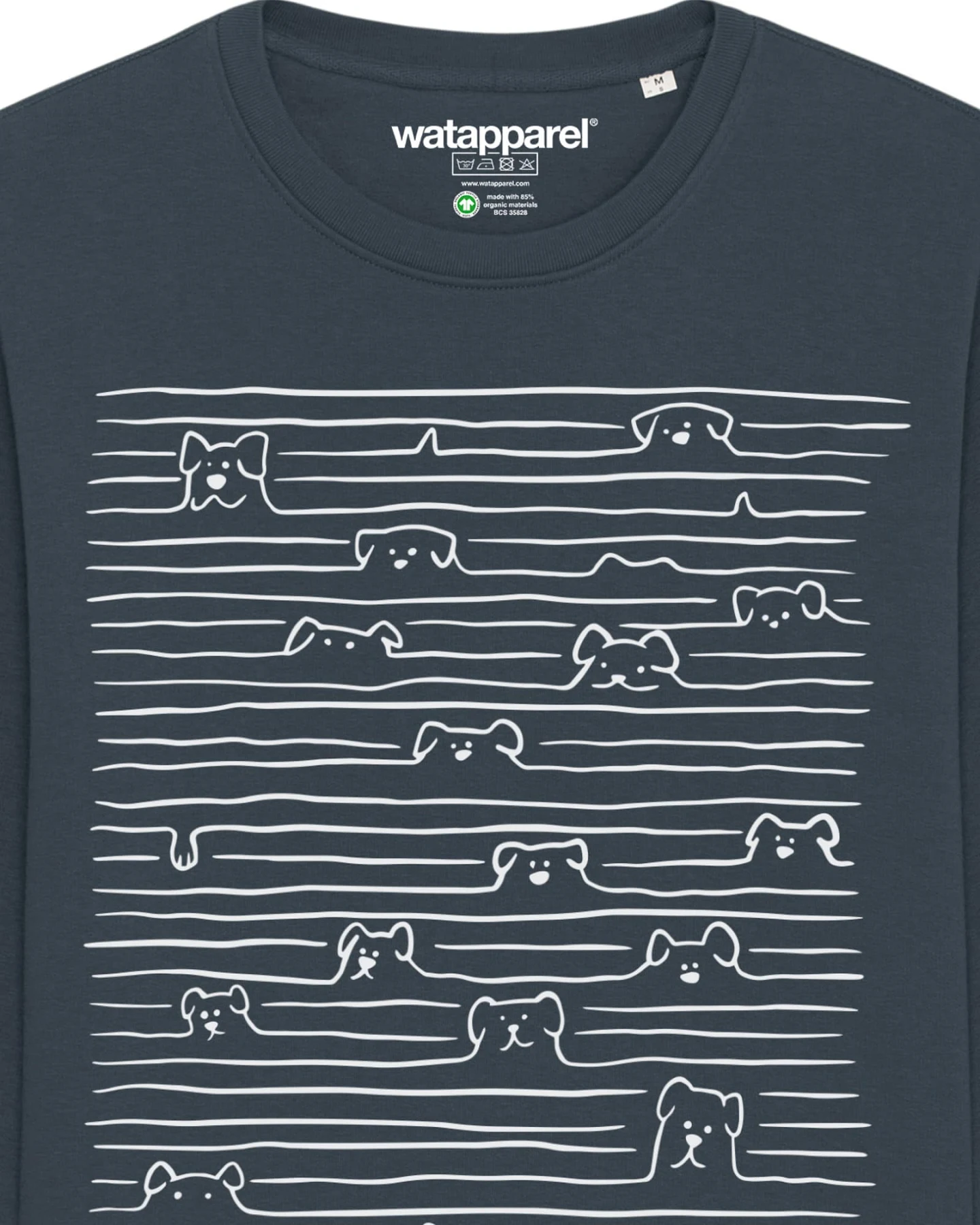 Watapparel Sweatshirt Doodle Dogs – Ansicht 3