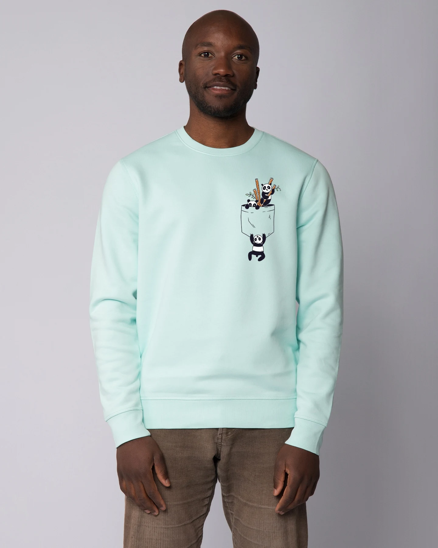 Watapparel Sweatshirt Pocket Pandas – Ansicht 2
