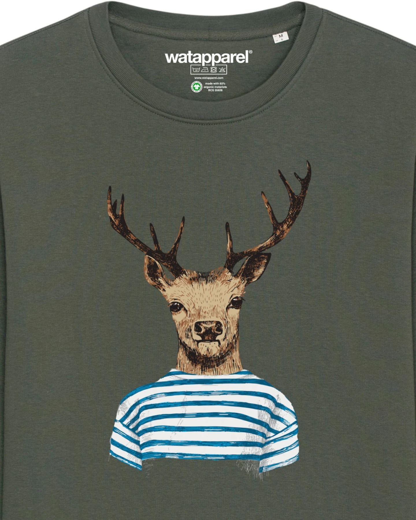 Watapparel Sweatshirt Hirsch – Ansicht 3