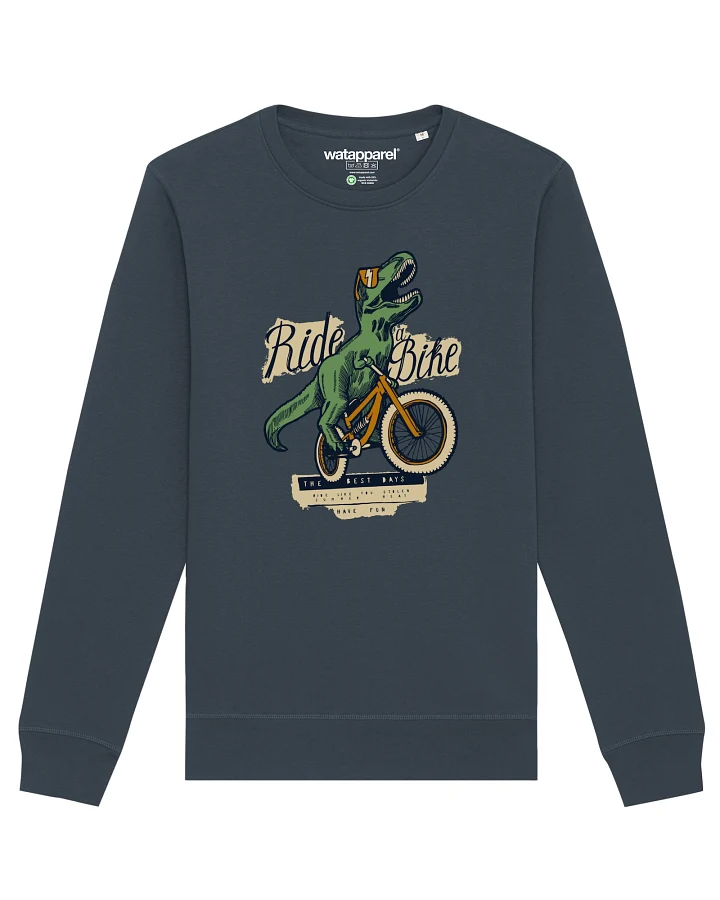 Watapparel Sweatshirt T-Rex Fahrrad