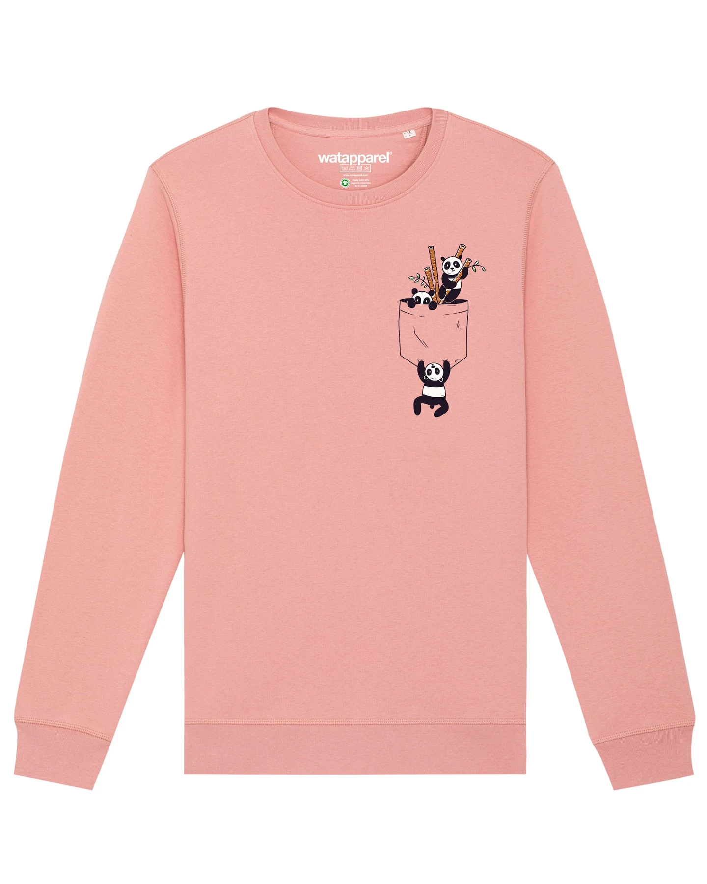 Watapparel Sweatshirt Pocket Pandas – Ansicht 2