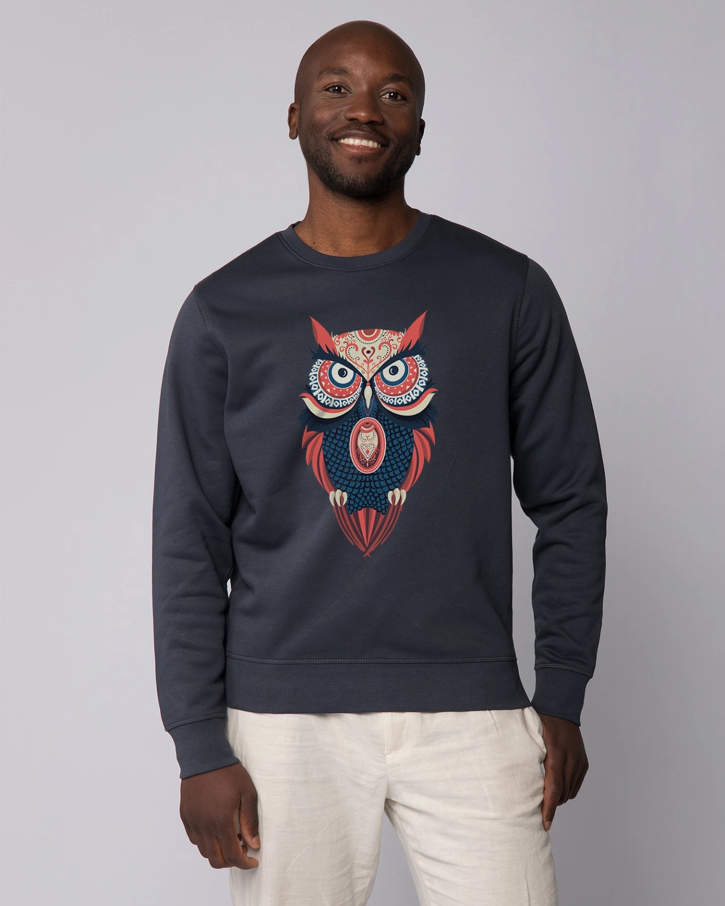 Watapparel Sweatshirt Colorful Owl – Ansicht 2